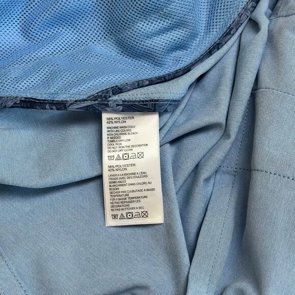Tommy Bahama Islandzone Blue Canal Oxford Jacket Mens Size XL? Athletic Full Zip - Picture 7 of 8